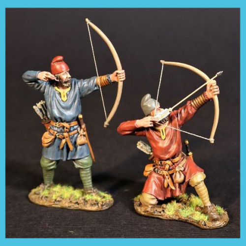 SX-67B  Set de 2 archers saxons.